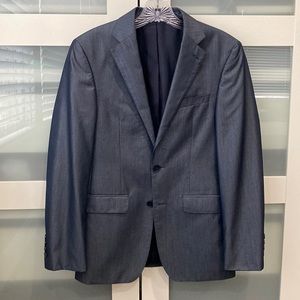 Calvin Klein Men’s Suit, 36S, silvery blue